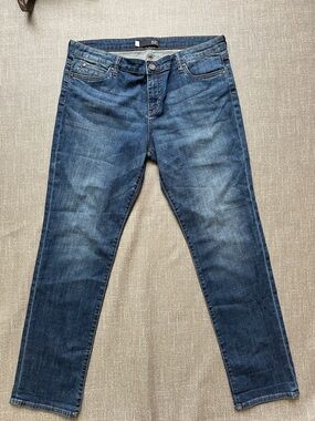 Kut From the Kloth Catherine Boyfriend Jeans Women’s 16 Blue Stretch Denim